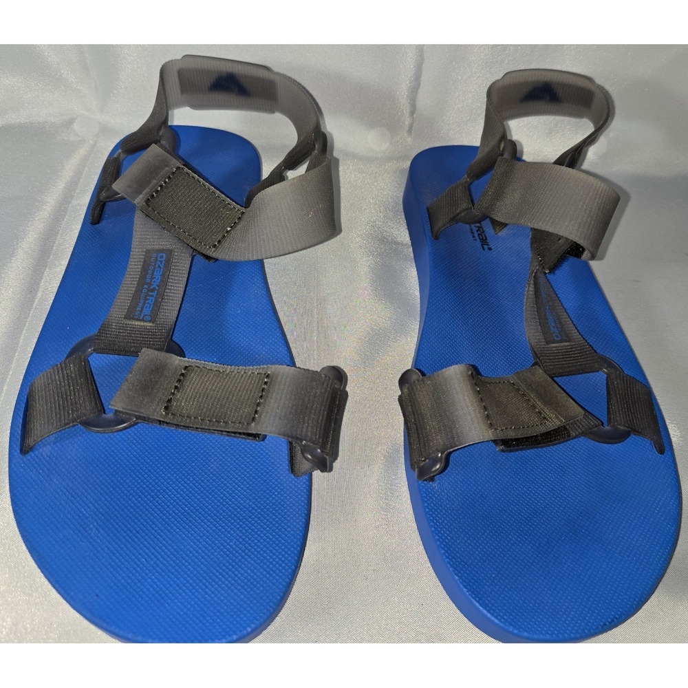 OZARK TRAIL Men's Sandals Sz 11 Blue Waterproof Adjustable Closure